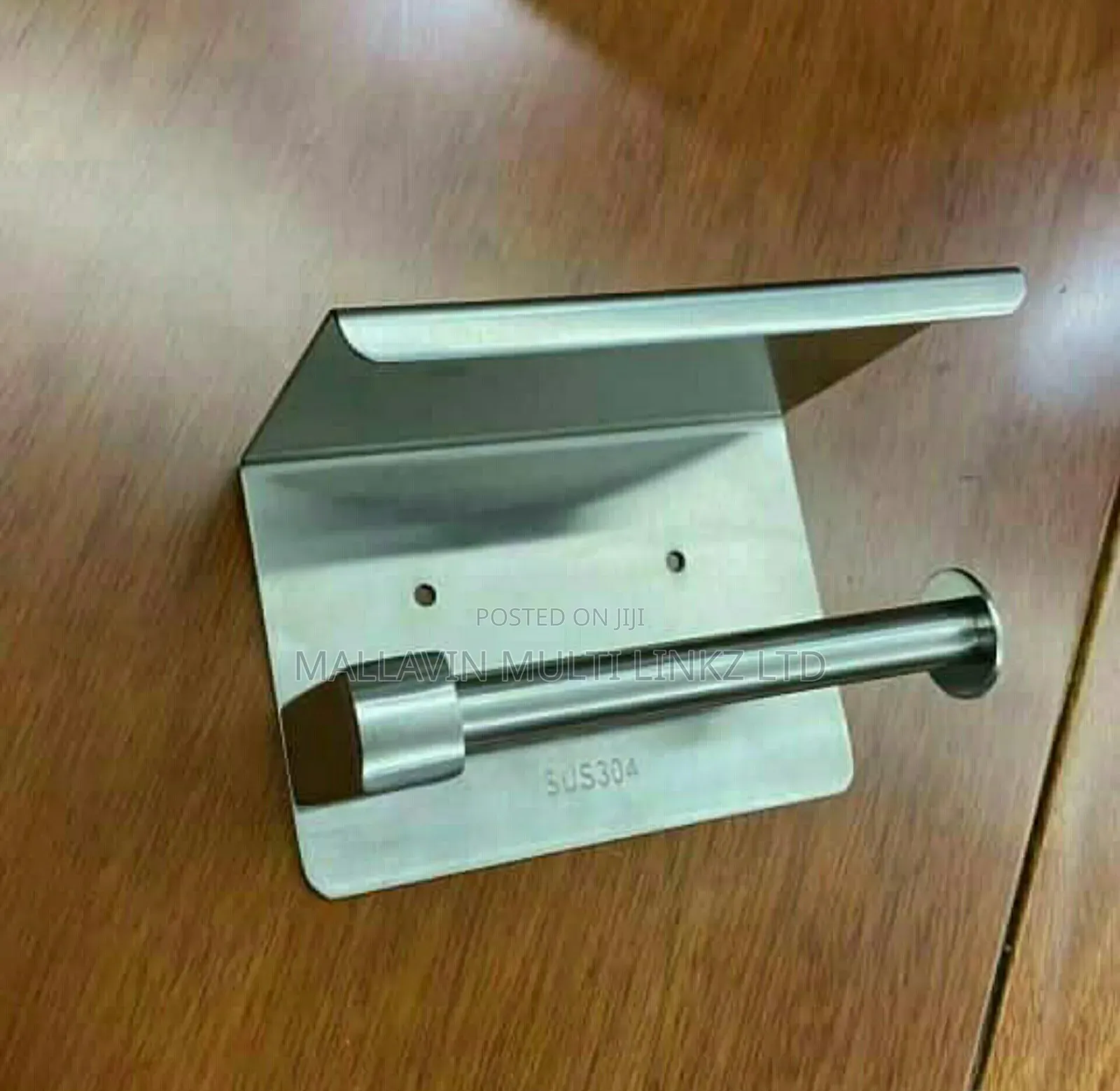 Sus304 Stainless Steel Tissue Holders With Phone Shelf.