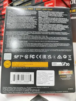 Sandisk 512gb Extreme Pro SDXC Card, Sd Card, V30 Memory