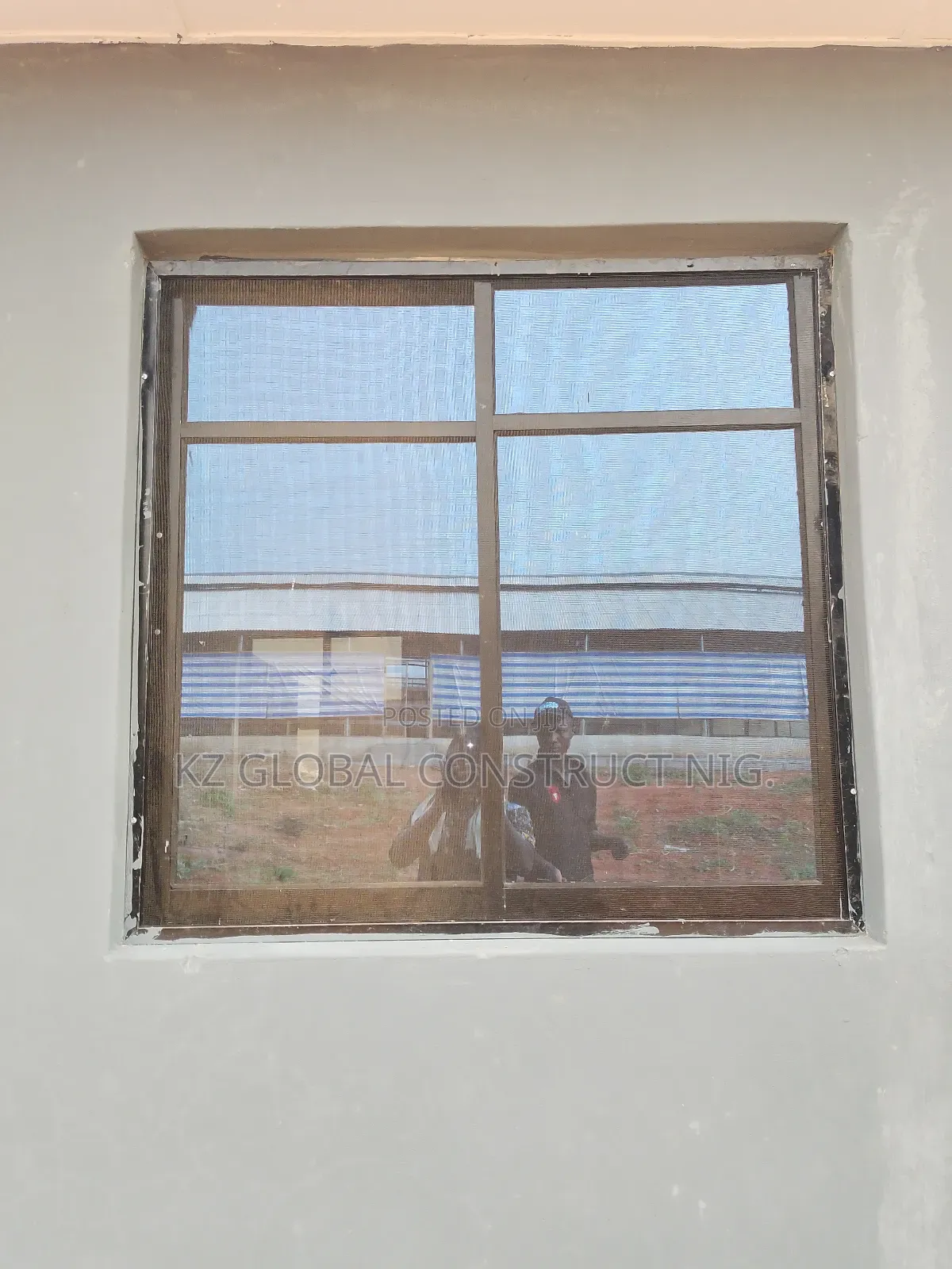 Aluminum Sliding Window With Permanent Back Net