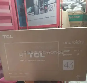 43" TCL Android Smart Tv Full Hd Black Color Clear Pictures