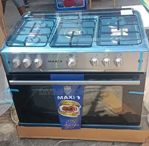 60*90cm Maxi 5 Burner Gas Cooker, Inox Color