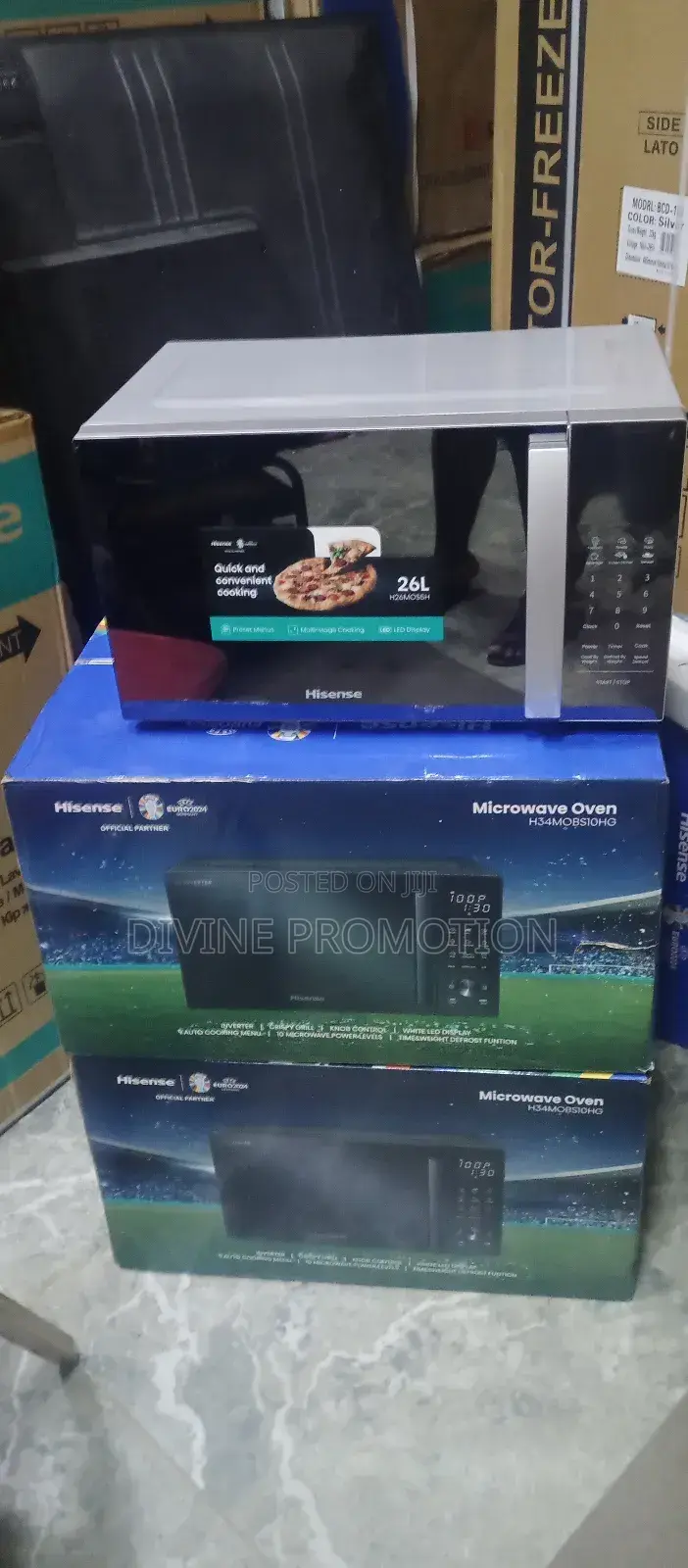Hisense 26 Liters, Microwave, Mirror Face