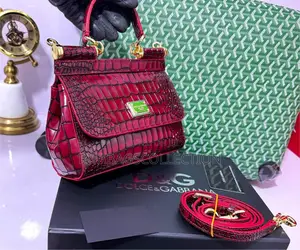 Photo - Luxury Dolce and Gabbana Croc Skin Bag