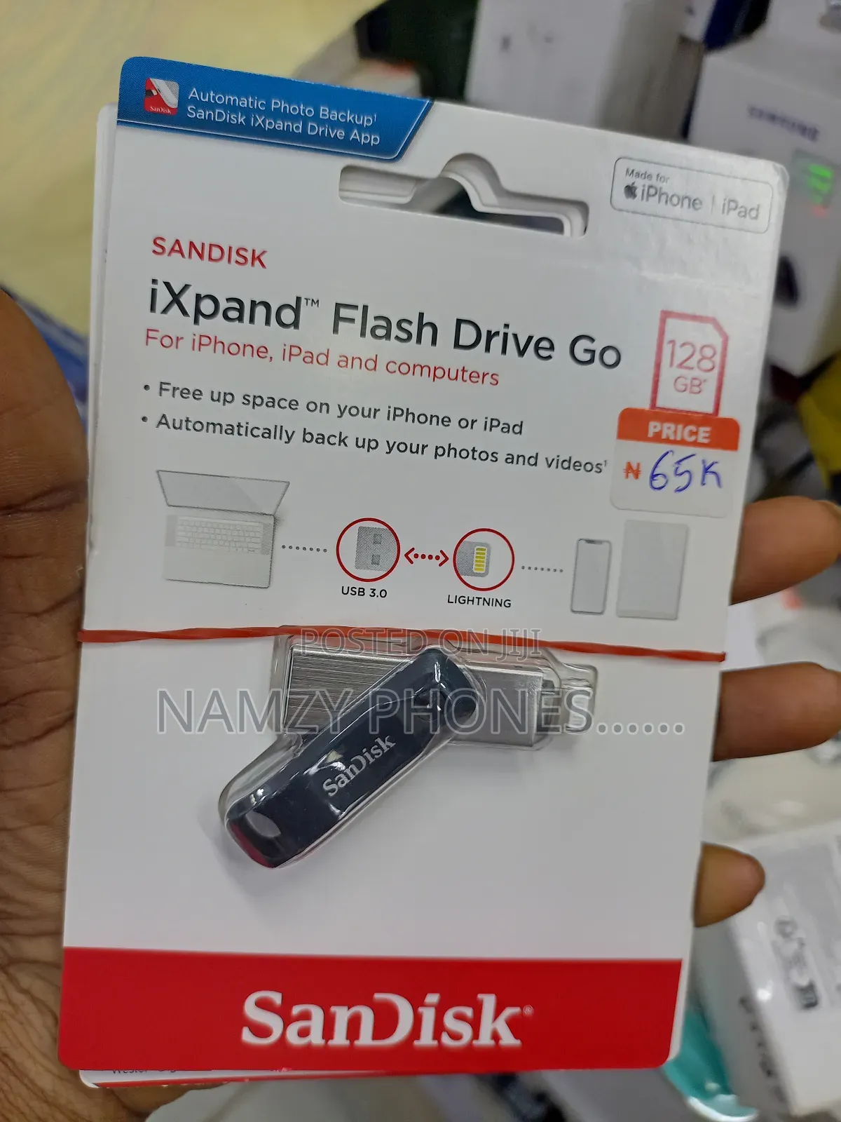 Original San Disk Flash Drive Go 128GB