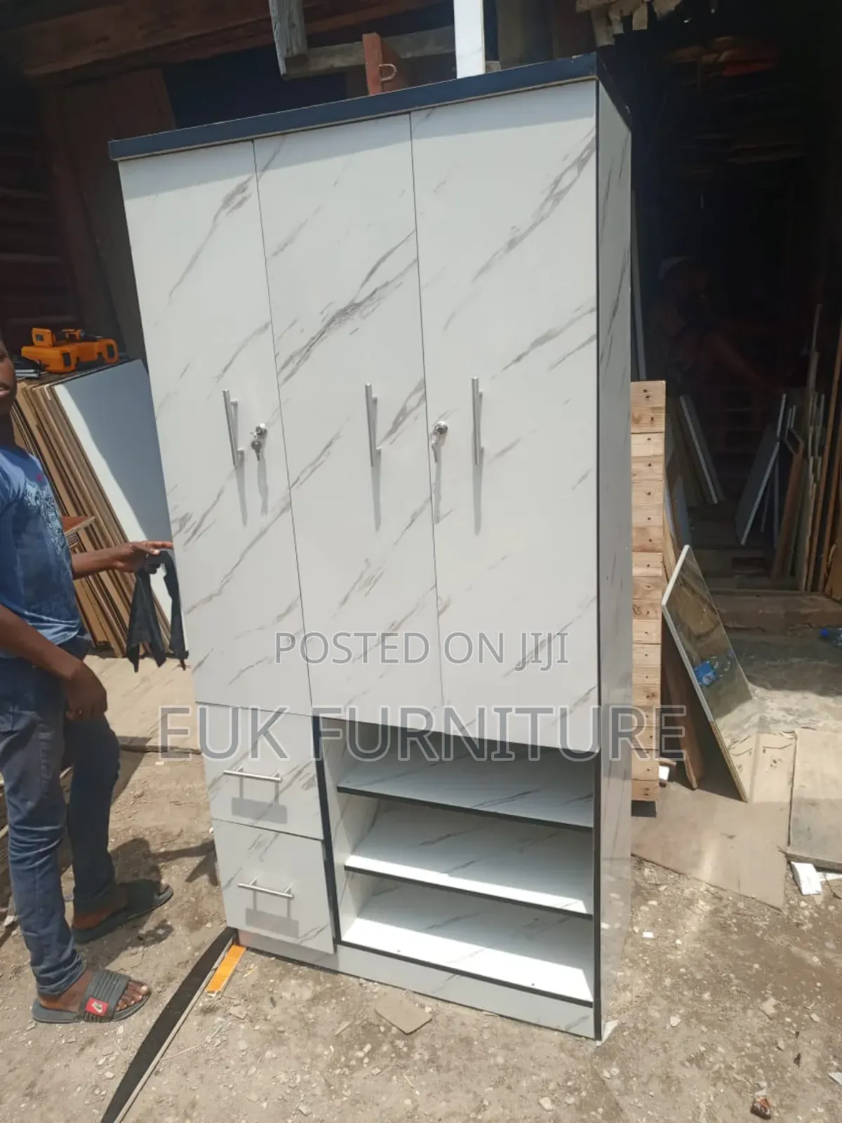 3ft by 6ft 3 Doors Wardrobe