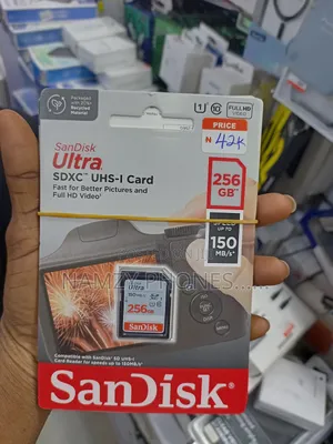 Photo - Original San Disk Ultra SDXC UHS-I Memory Card 256GB