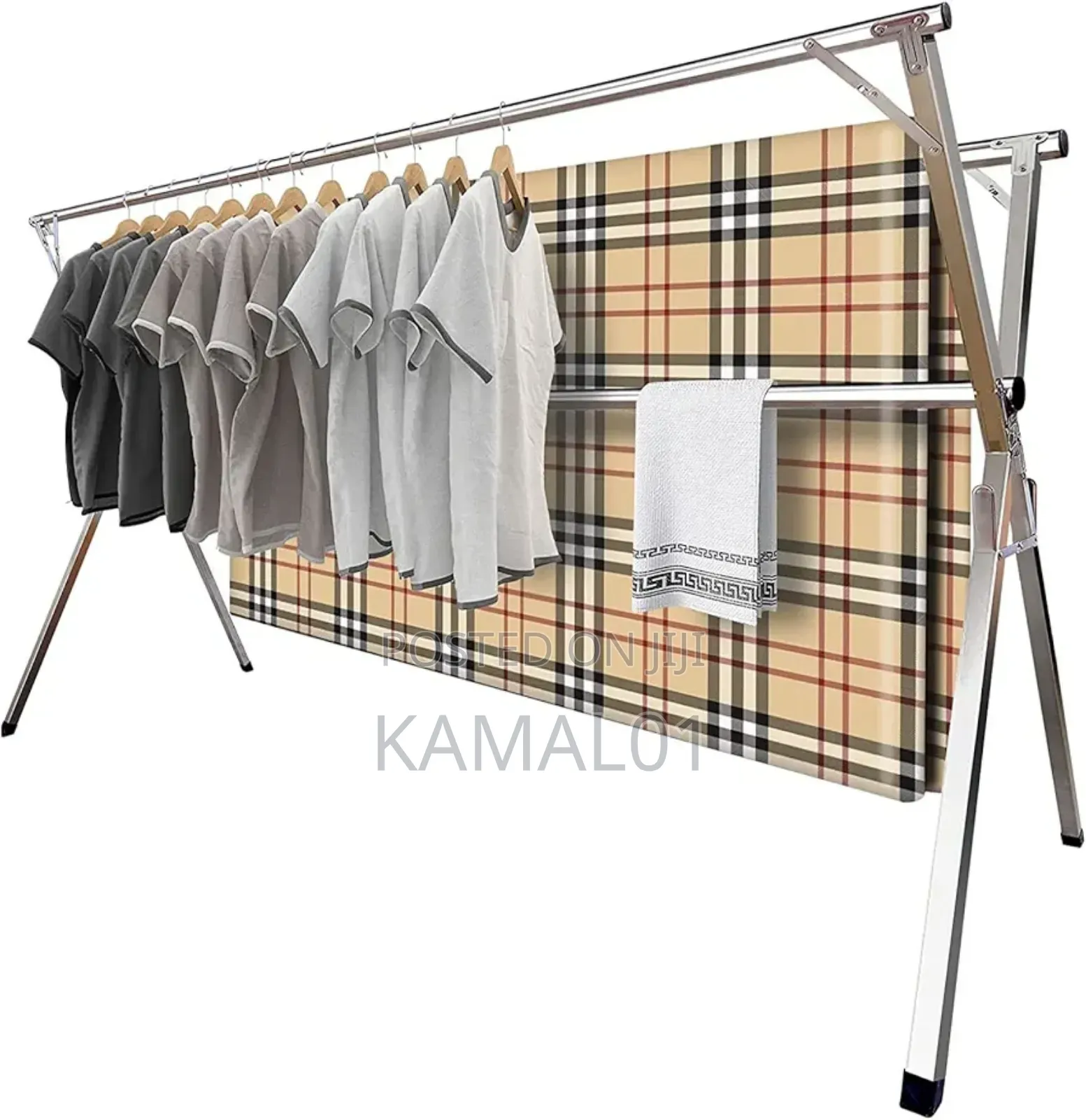 Foldable Cloth Dryer Adjustable Clothes Hanger