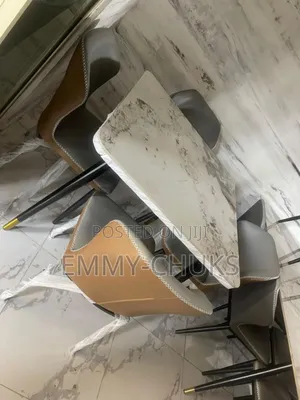 Standard Marble Dining Table 4 Chairs