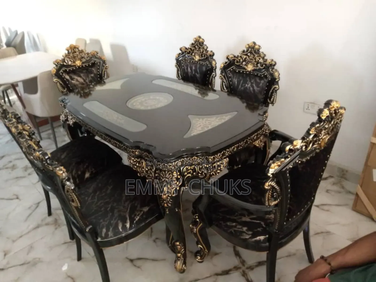 First Class Dining Table 6 Chair's