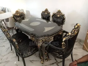 First Class Dining Table 6 Chair's