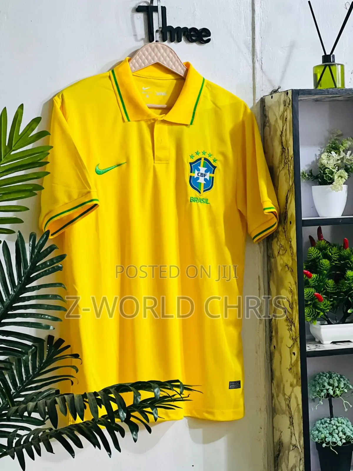 Brazil Official Pre - Match Yellow Jersey