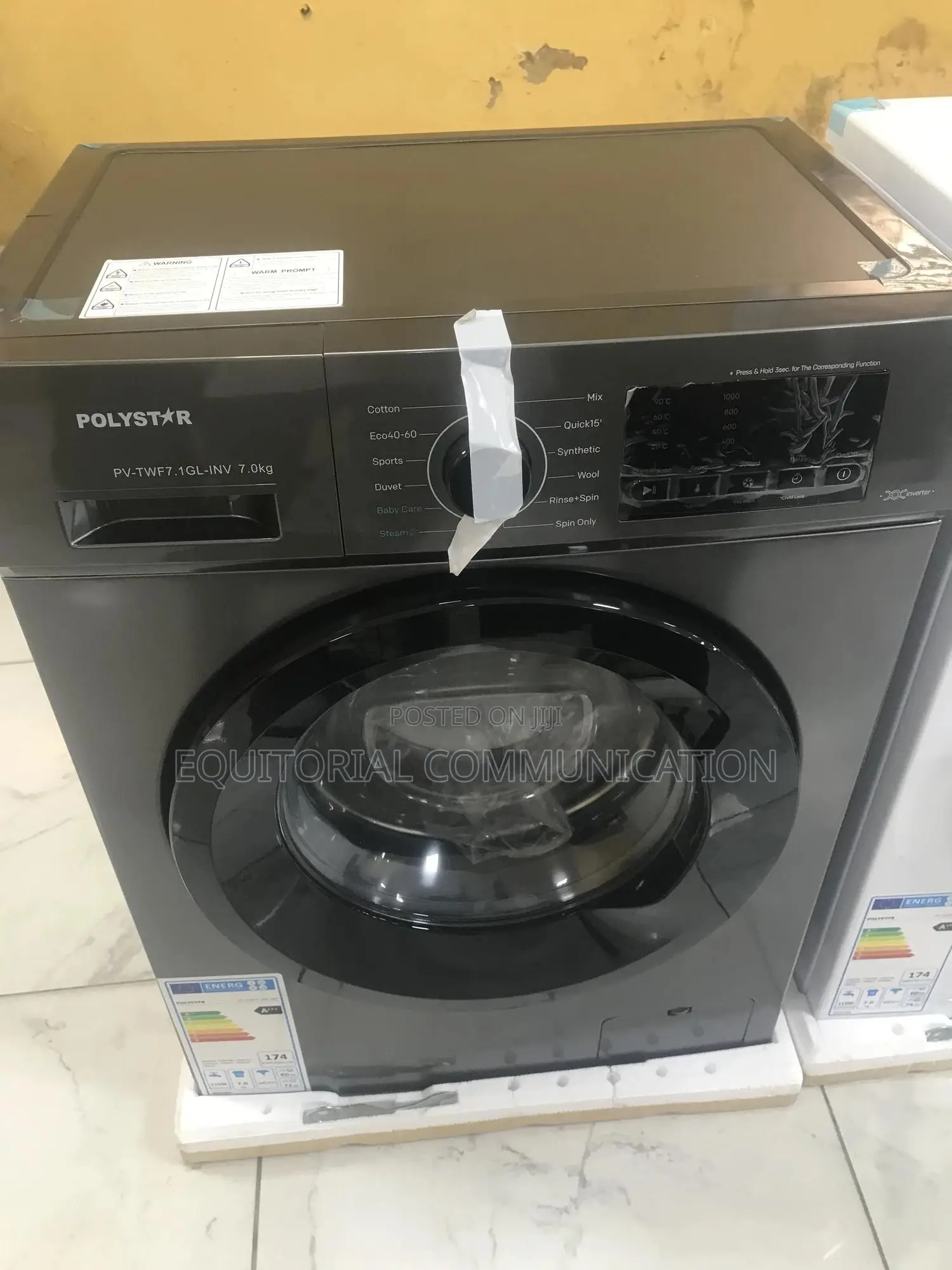 Polystar 6kg Front Load Washing Machine + Multiplewash Cycle