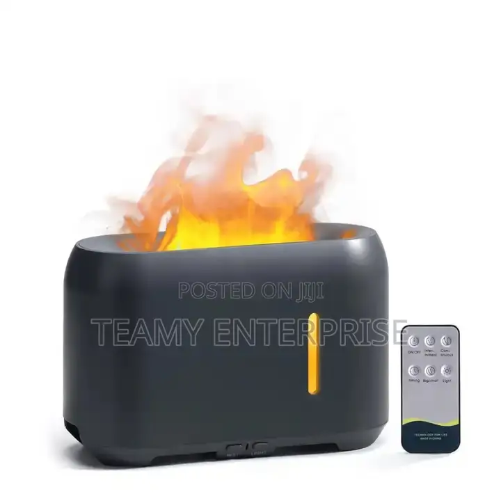 Aroma Diffuser Humidifier With Remote Control Flames