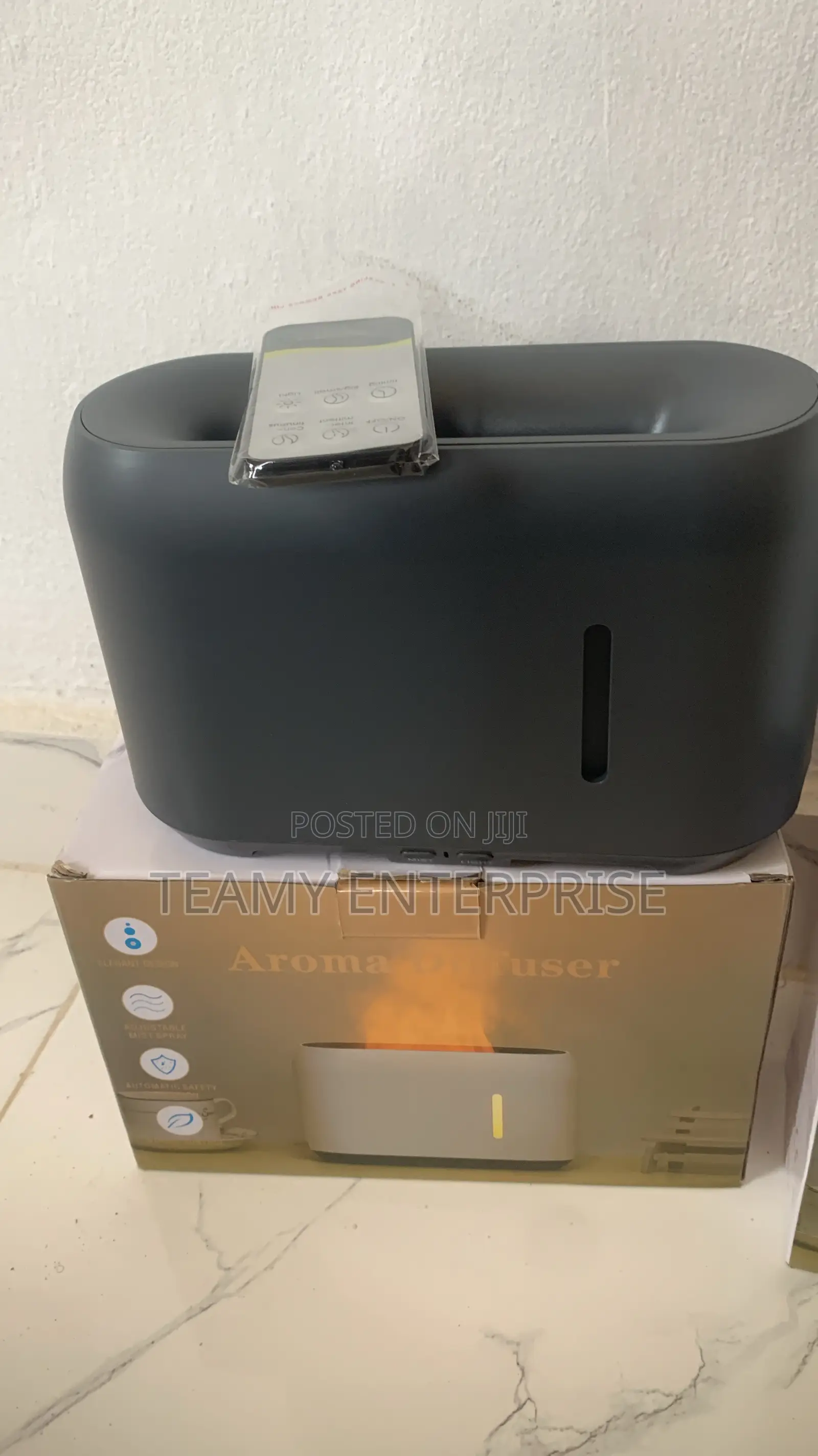 Aroma Diffuser Humidifier With Remote Control Flames