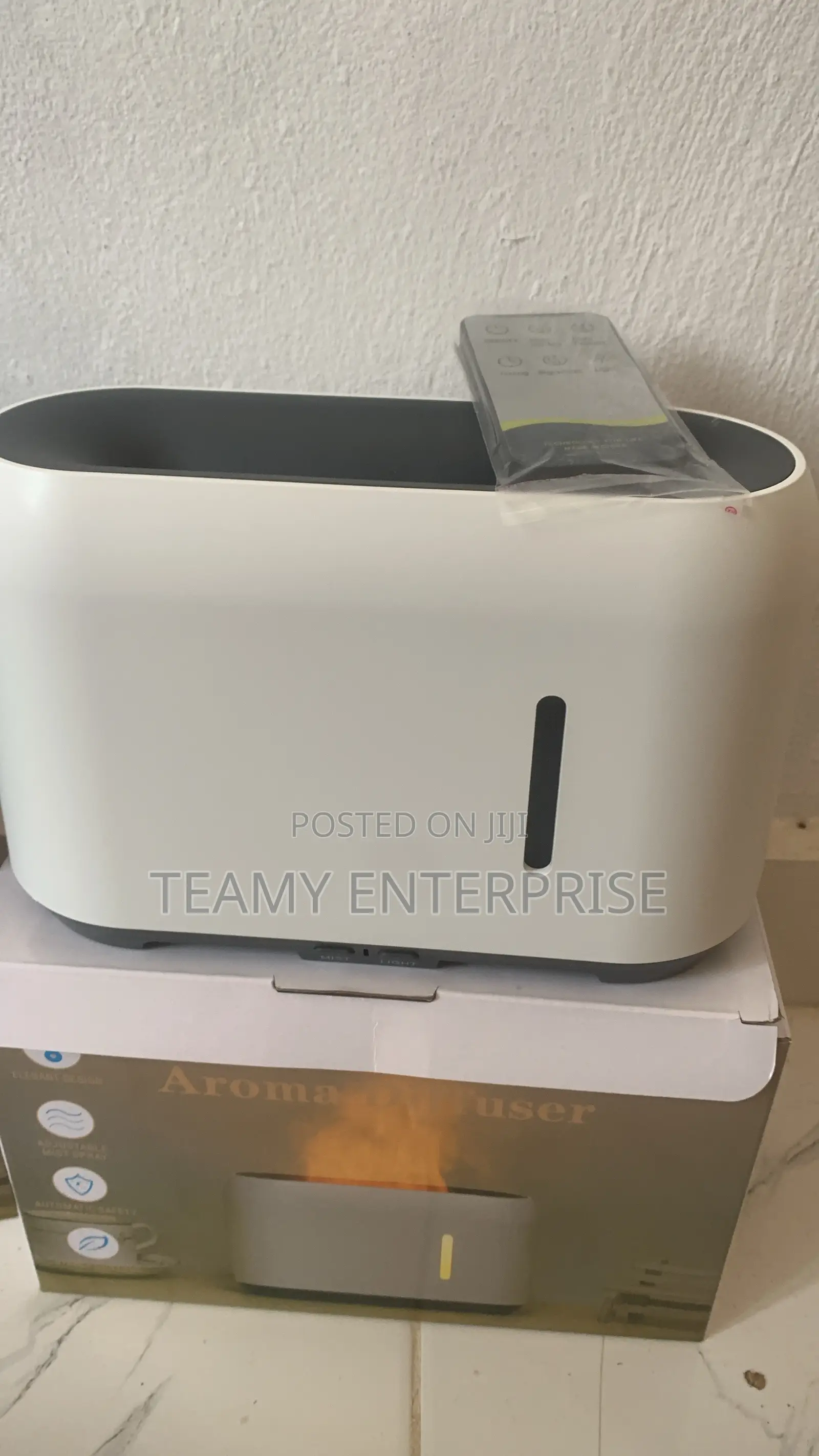 Aroma Diffuser Humidifier With Remote Control Flames