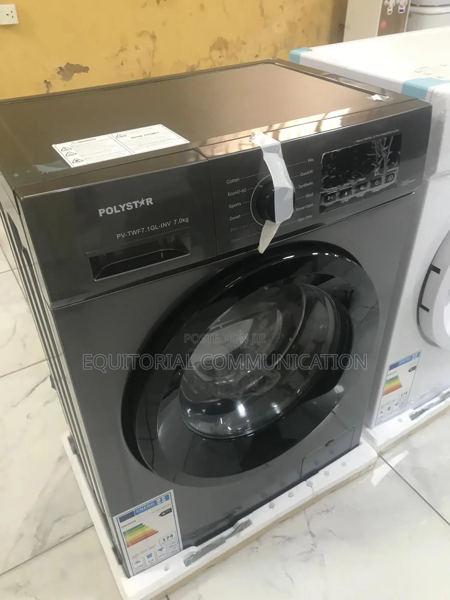 Polystar 6kg Automatic Front Load Design Washing Machine