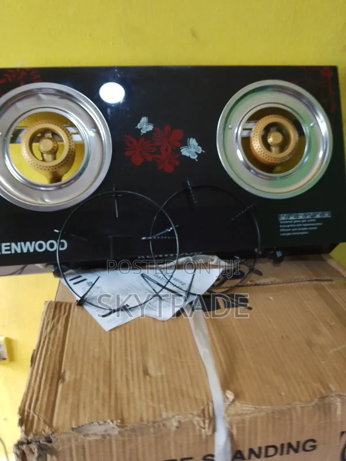Efficient 2 Burner Glass Table Top Gas Cooker