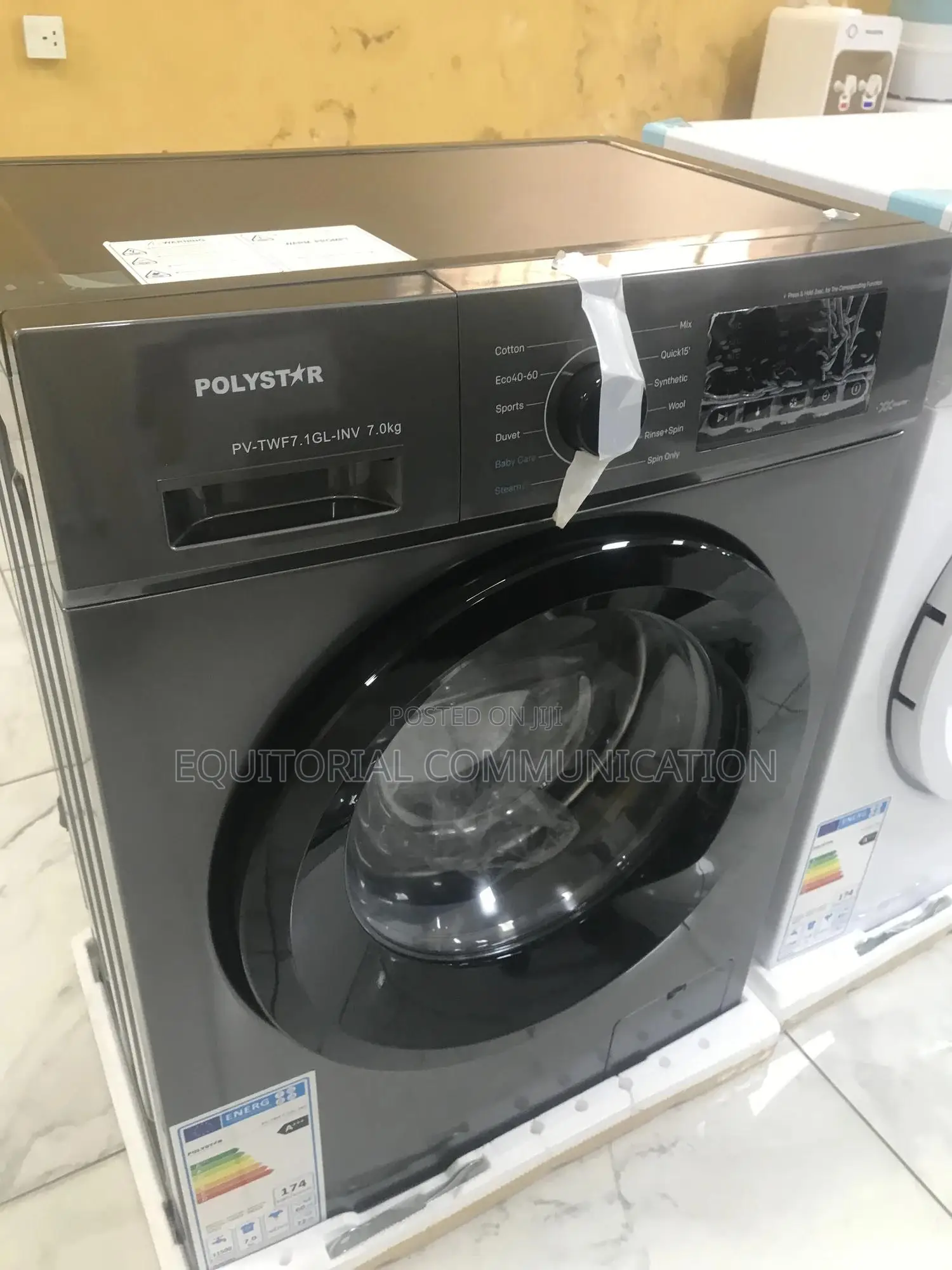 Polystar 6kg Front Load Washing Machine-Child Lock Feature
