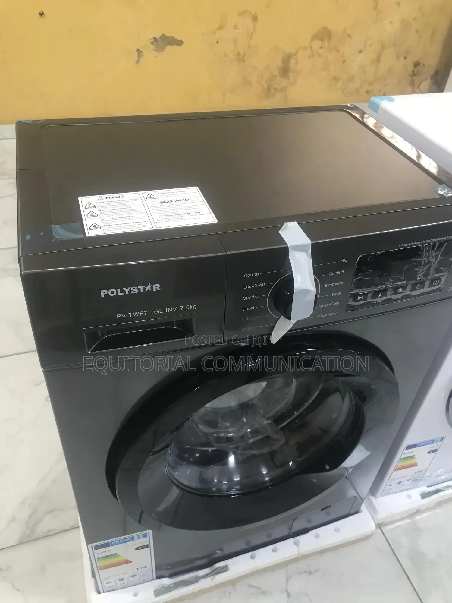 Polystar 6kg Front Load Washing Machine| Rinse Hold Function