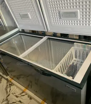 Nexus Double Doors Chest Freezer 426 Liters (Silver Color)