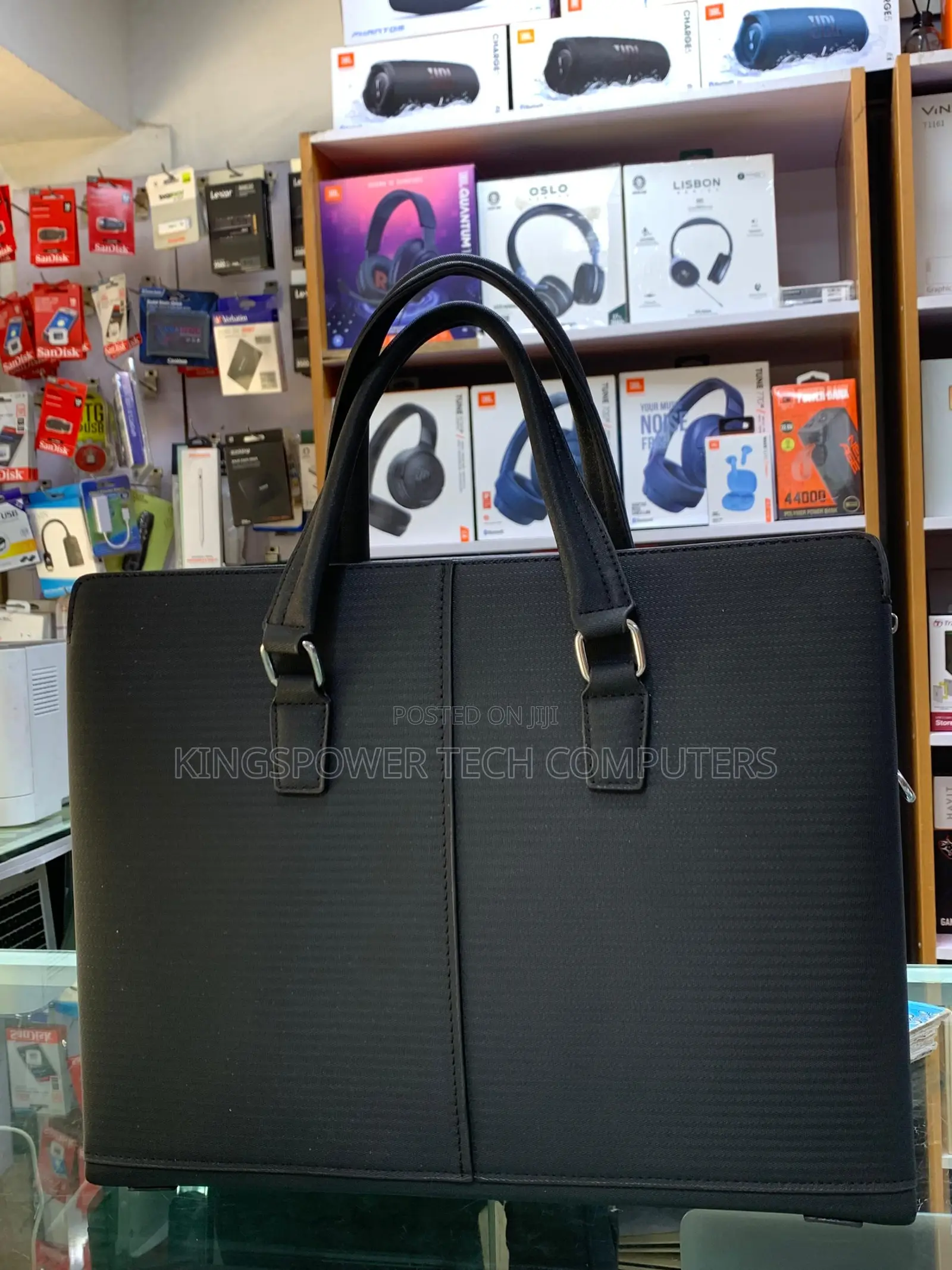 Smart Leather Laptop Bag