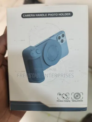 Photo - Magnetic Phone Camera Grip. Camera Handle Photo Holder