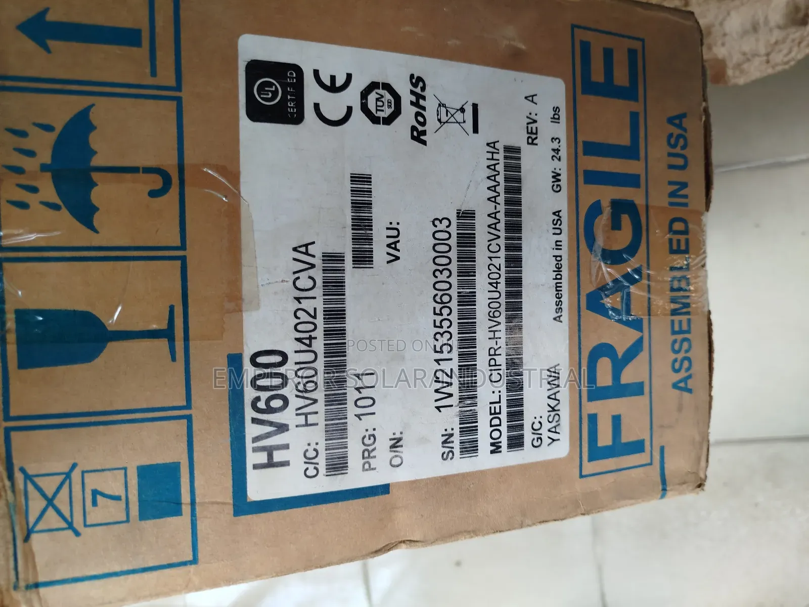 VFD Yaskawa Drive. 11kw