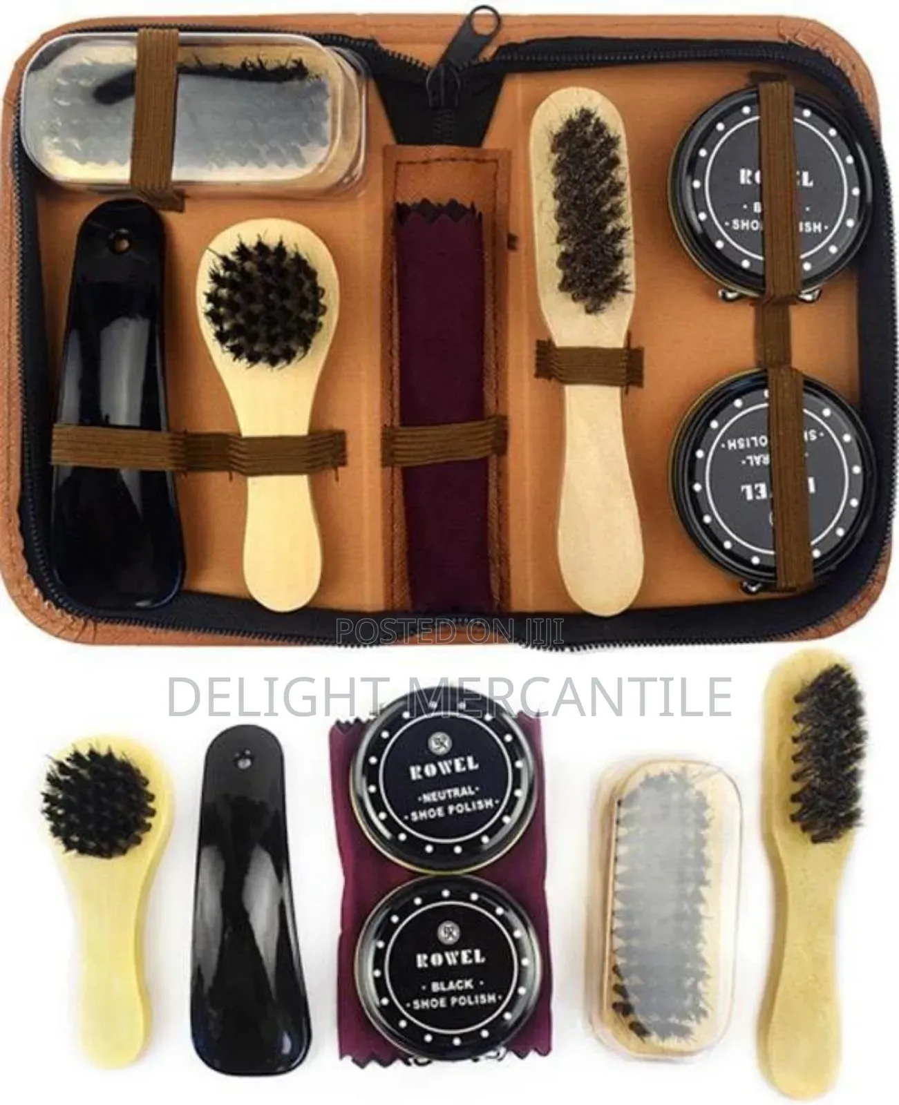 Shoe Polish Brush Set Gift Pack