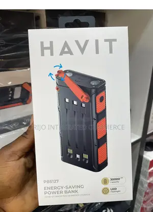 Solar Energy Storage 30000mah Power Bank Havit