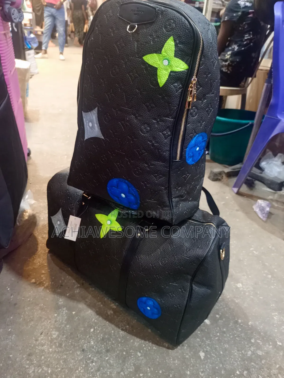 Original LV Backpack and Duffle Bag