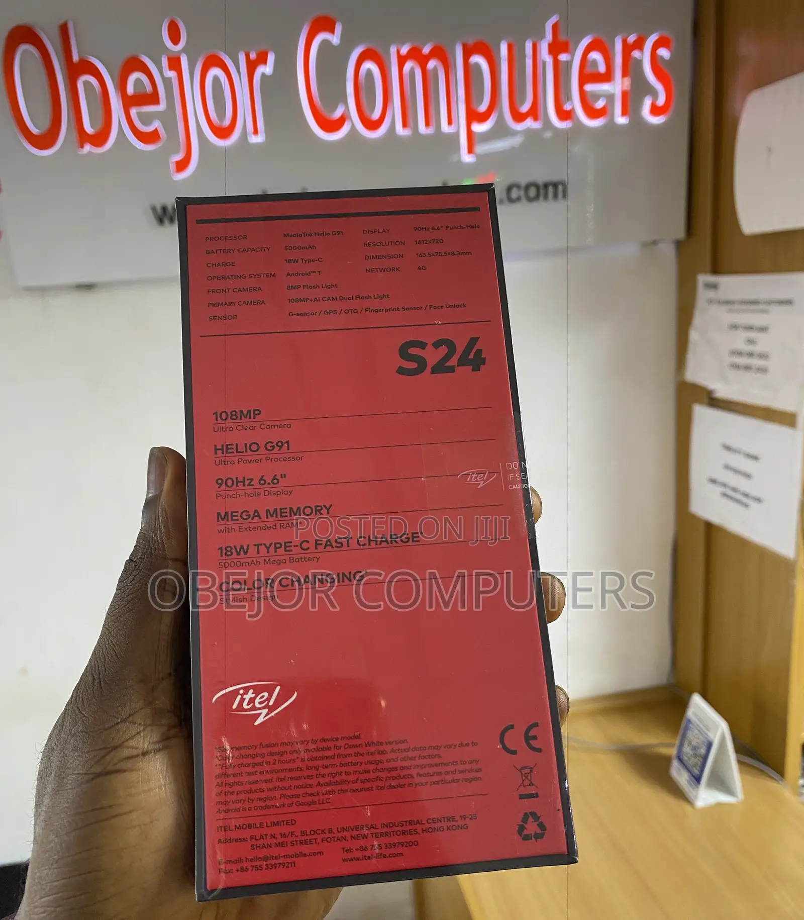 New Itel S24 128 GB