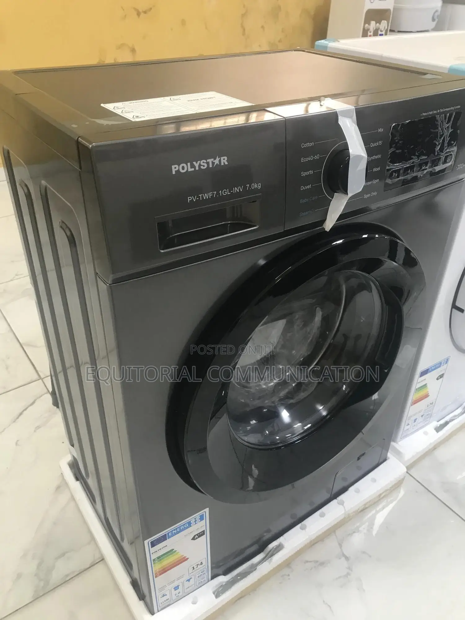 Polystar 6kg Front Load Washing Machine| Space Saving Design