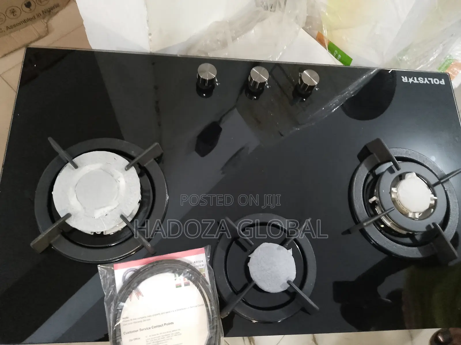 Very-Compact Polystar 3burner Gas-Hob