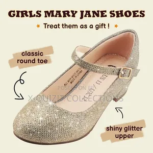 Mesh Gold Heel Shoe (32-36)