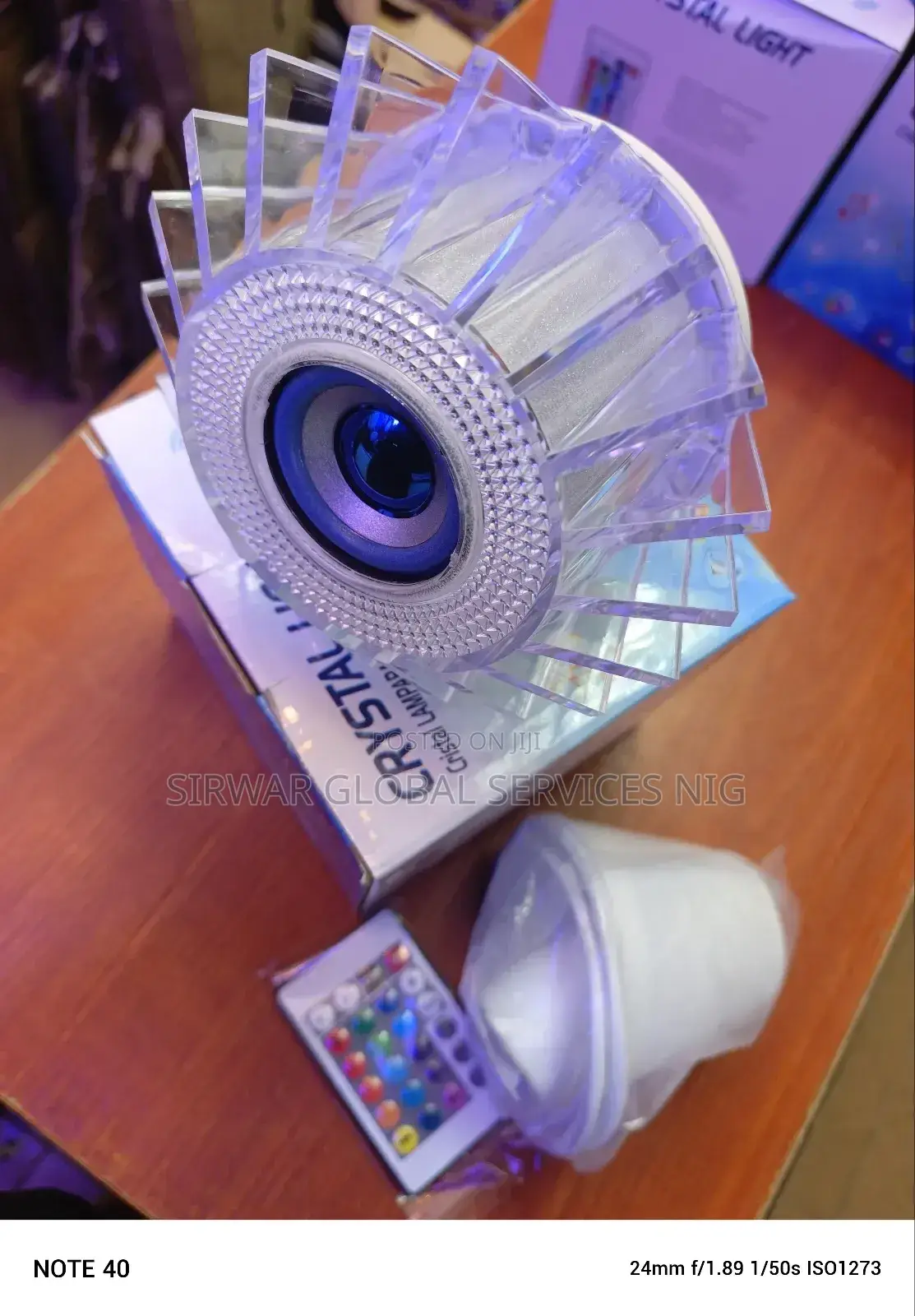 24w Crystal Drop Light Bluetooth+Mp3