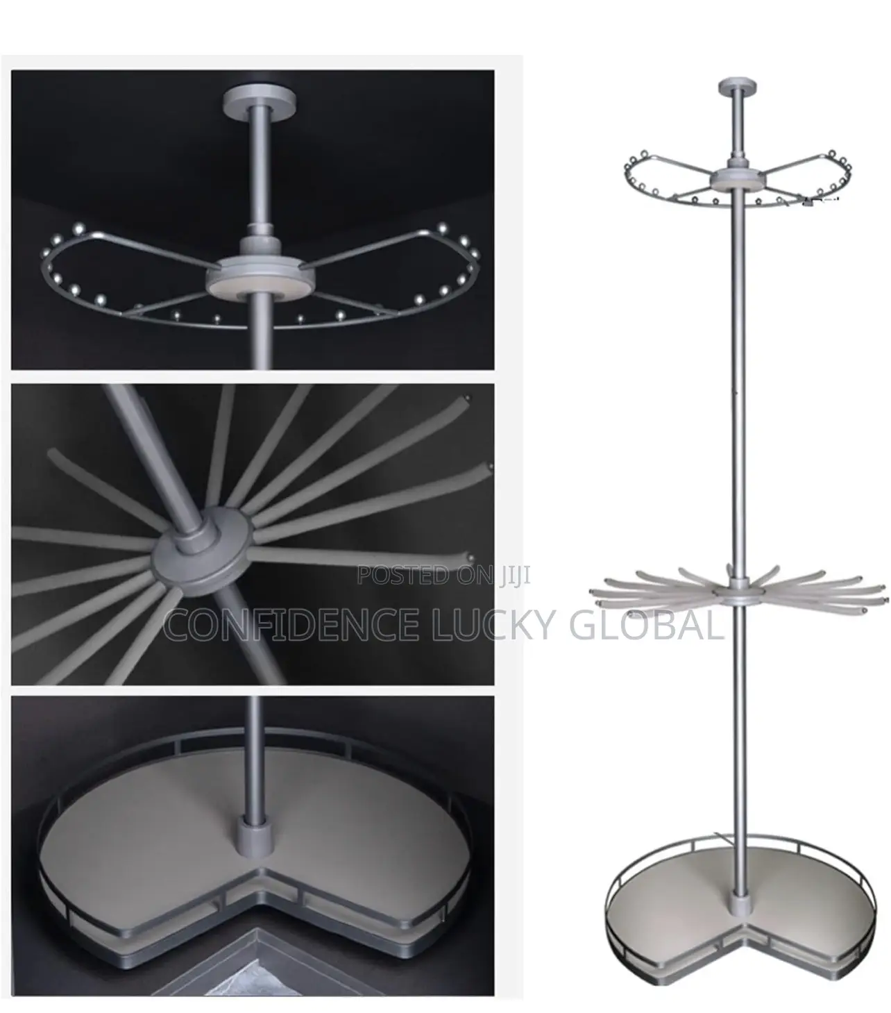Wardrobe Corner Swivel Hanger