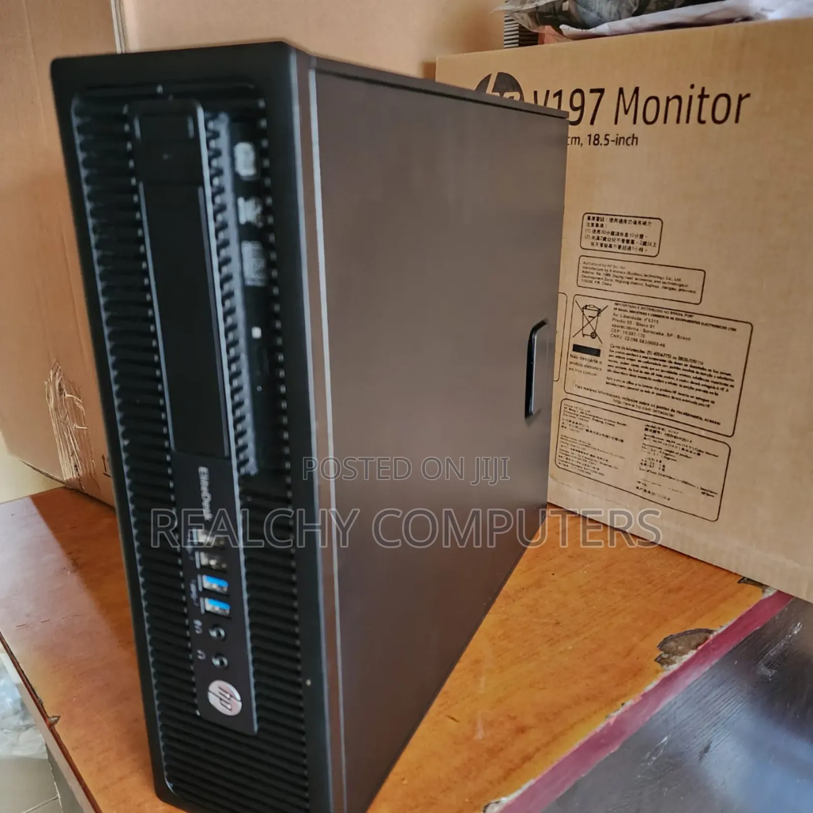 New Desktop Computer HP ProDesk 600 4GB Intel Core I3 HDD 500GB