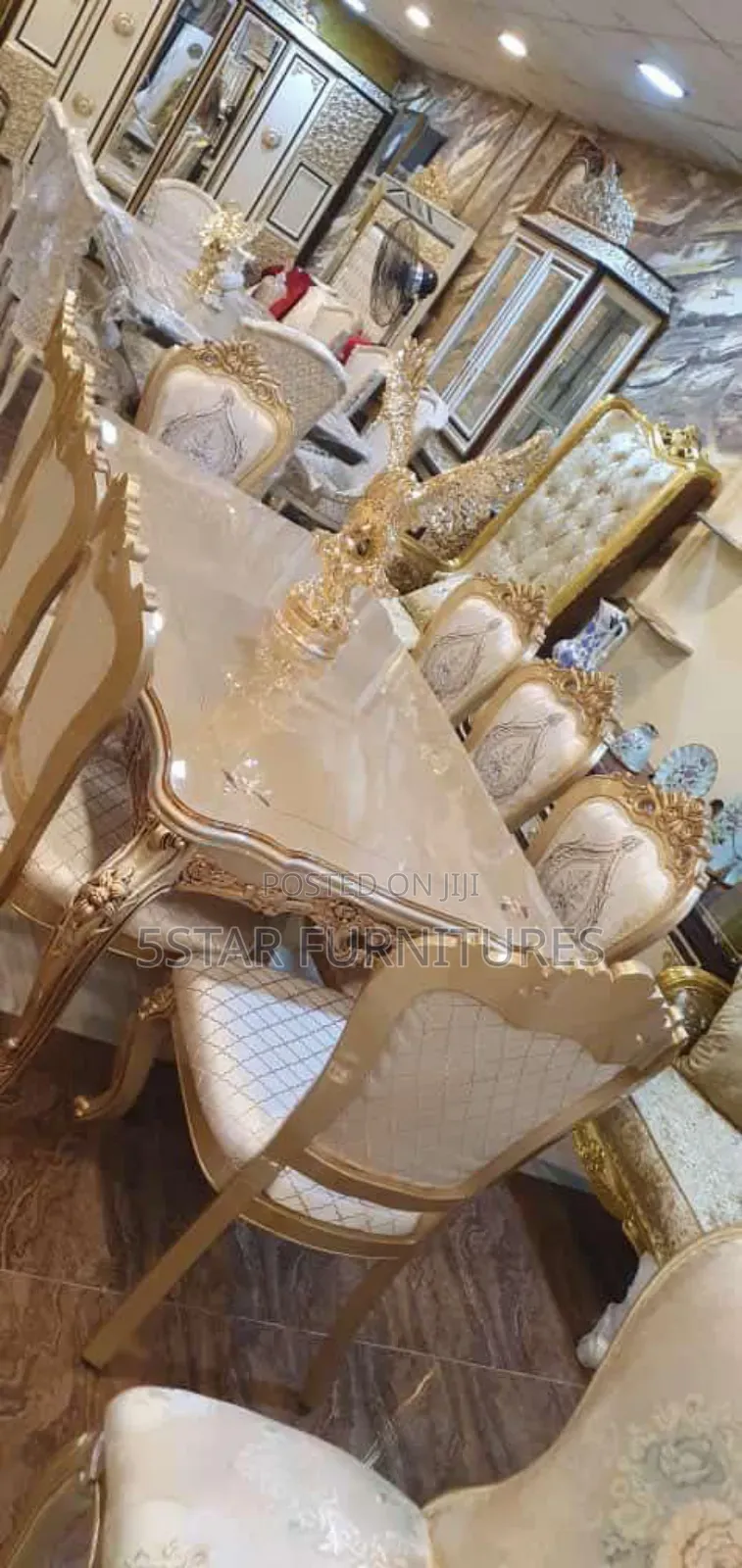 New Modern Royal Dining With 8 Chairs