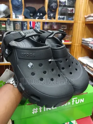 Photo - All Black Crocs Slippers