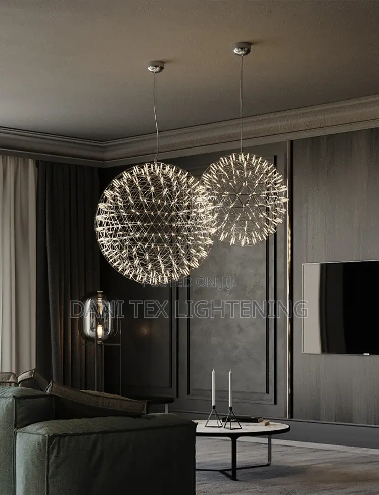 Modern Simple Post-Modern Duplex Living Room Dining Room Bar
