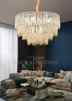 Modern Chrome Crystal Chandelier Lighting Dining Living