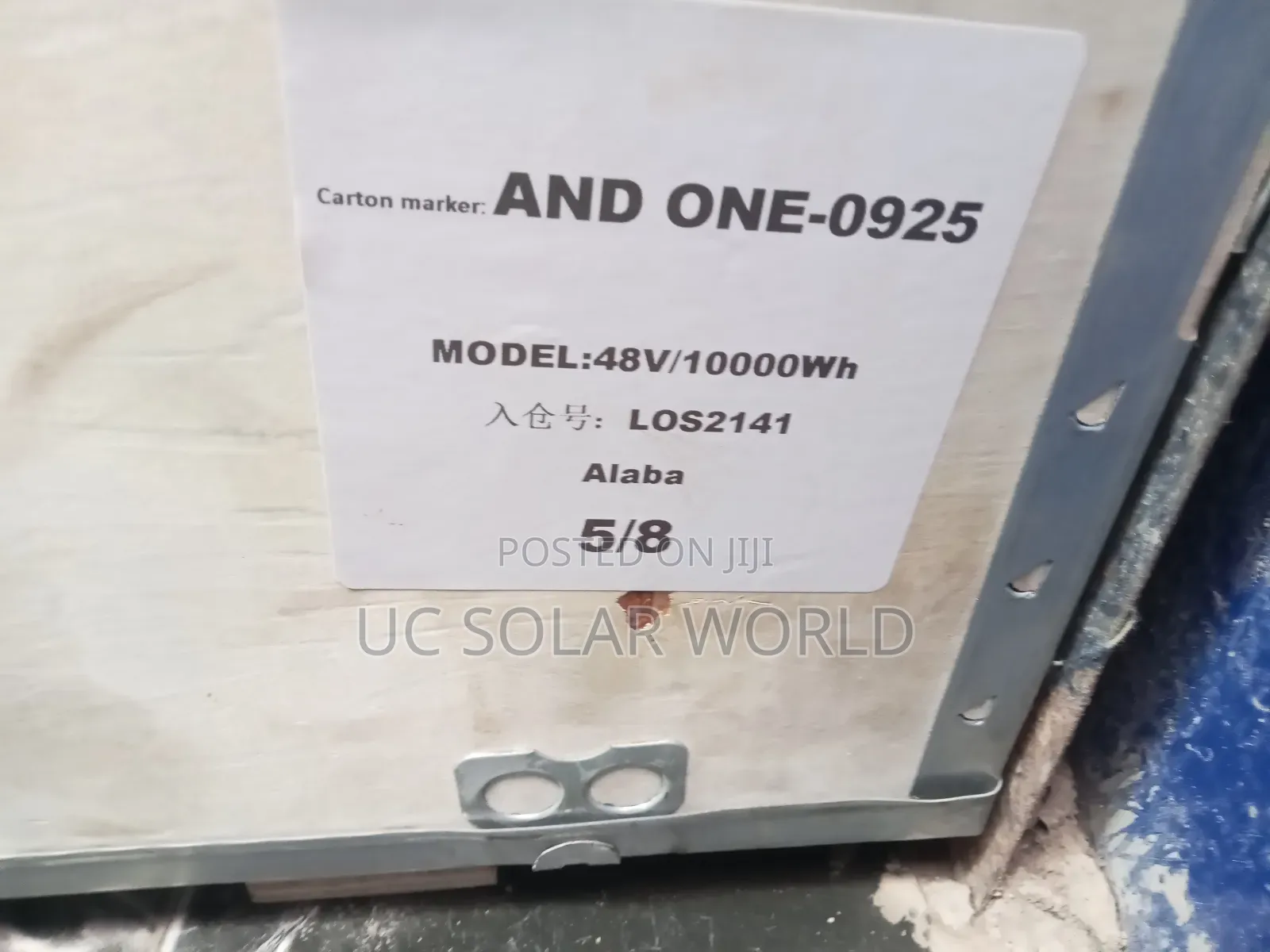 And One 10kwh 48v Ion Lithium Battery
