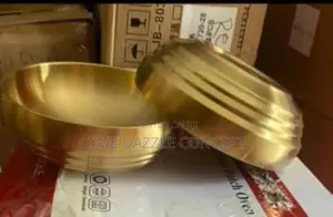 19cm Stainless Insulated Gold Bowl