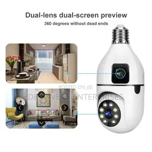 Dual Lens PTZ Bulb Auto Tracking Camera