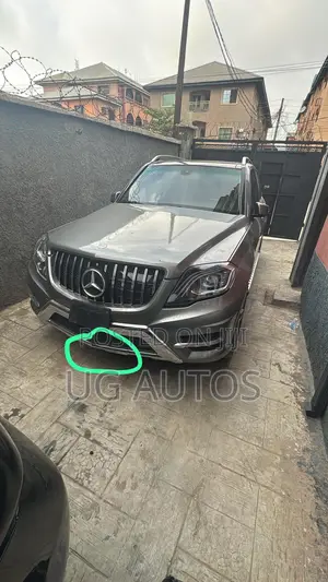 Front Bumper Shining Chrome Mercedes Benz GLK 2013