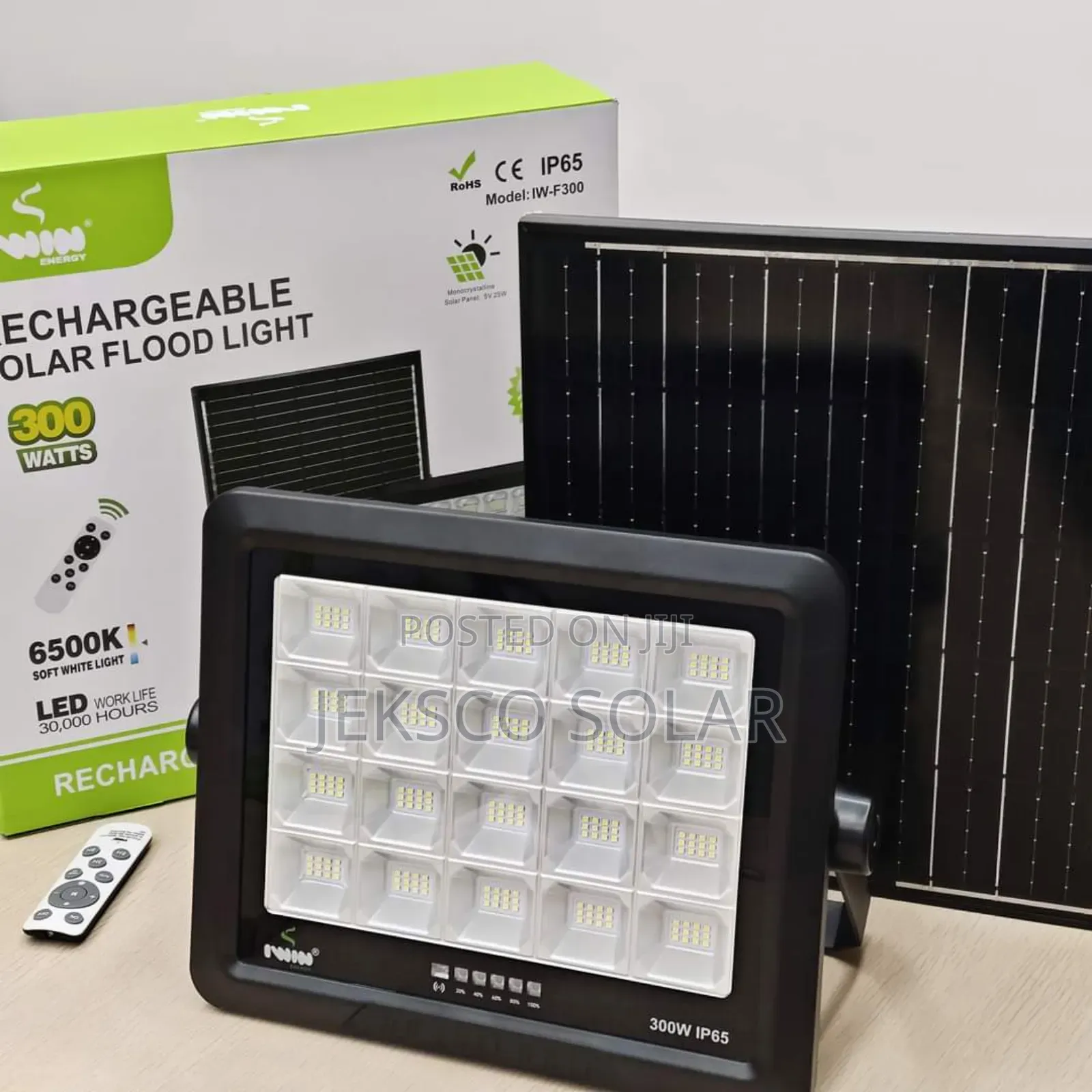 Iwin Rechargeable Solar Flood Lights.