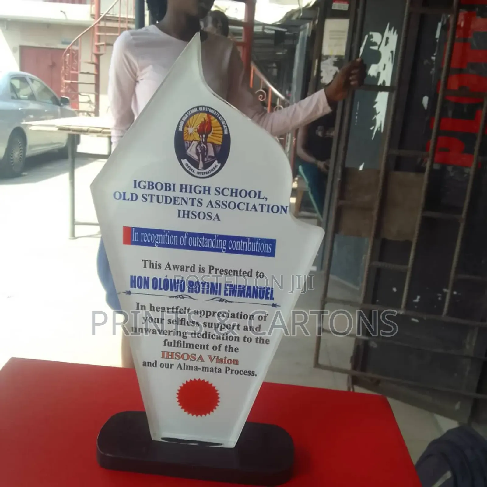 Custom Printed Awards!**