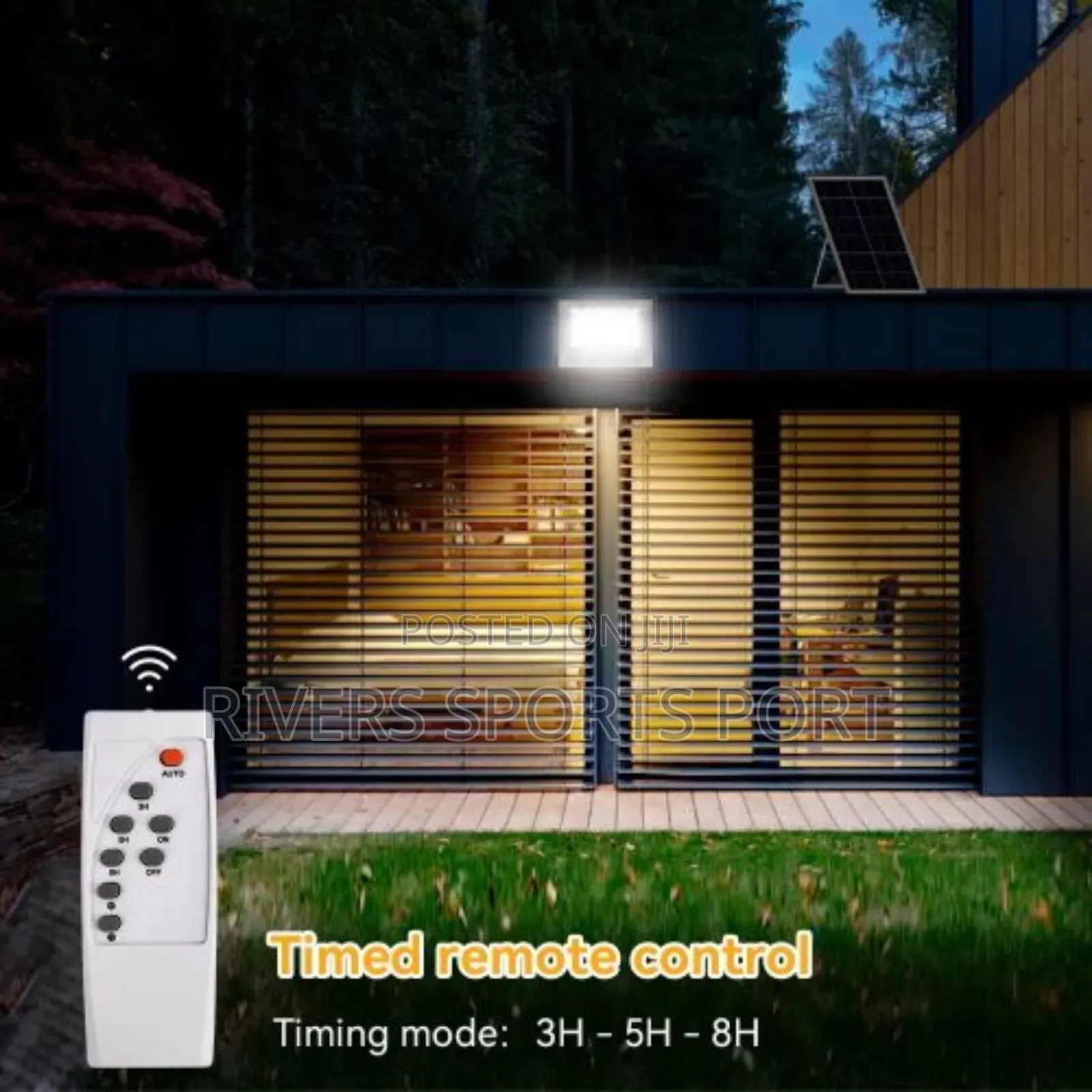 200W Solar LED Wireless Automatic Flood Lamp Waterproof