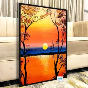 Photo - Hd Framed Acrylic Abstract Digi Painting Wallart