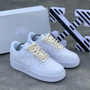 Quality All White Nike Airforce Sneakers